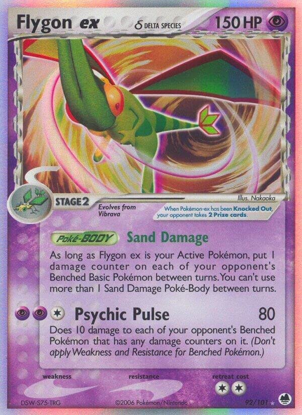 Flygon ex (Delta Species) 92/101 Holofoil Dragon Frontiers