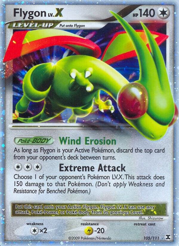 Flygon Lv.X 105/111 Holofoil Rising Rivals Flygon Lv.X 105/111 Holofoil Rising Rivals