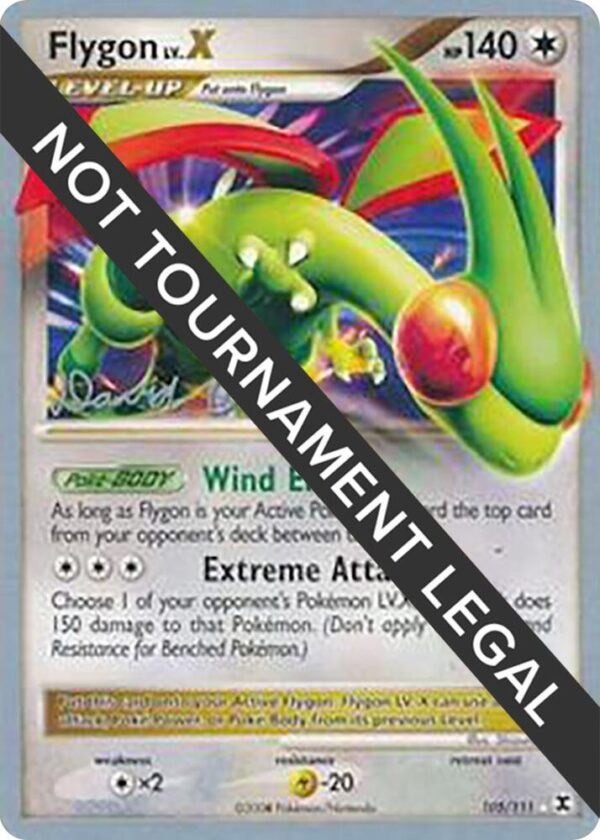 Flygon LV.X 2009 (David Cohen) 105/111 Normal World Championship Decks