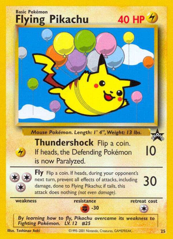 Flying Pikachu 25/53 Normal WoTC Promo