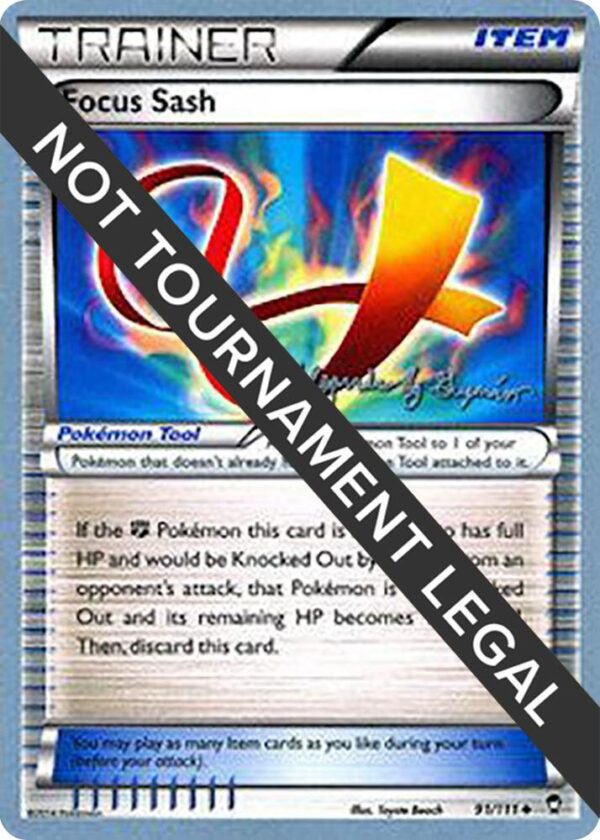 Focus Sash 2015 (Alejandro Ng-Guzman) 91/111 Normal World Championship Decks