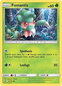 Fomantis | 14/149 | Reverse Holofoil | SM Base Set