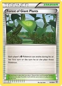 Forest of Giant Plants | 74/98 | Reverse Holofoil | XY - Ancient Origins