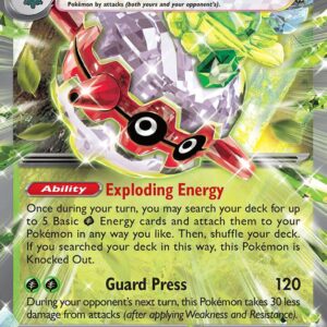 Forretress ex 002/091 Holofoil SV: Paldean Fates