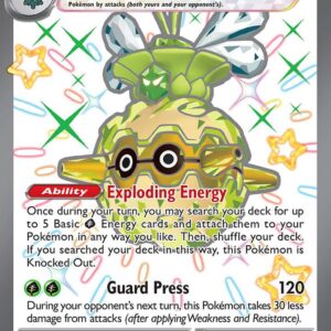 Forretress ex 212/091 Holofoil SV: Paldean Fates