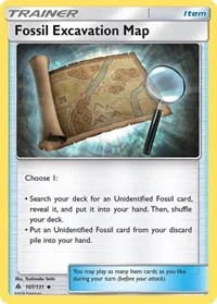 Fossil Excavation Map | 107/131 | Reverse Holofoil | SM - Forbidden Light Fossil Excavation Map | 107/131 | Reverse Holofoil | SM - Forbidden Light