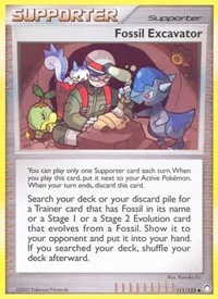 Fossil Excavator | 111/123 | Reverse Holofoil | Mysterious Treasures