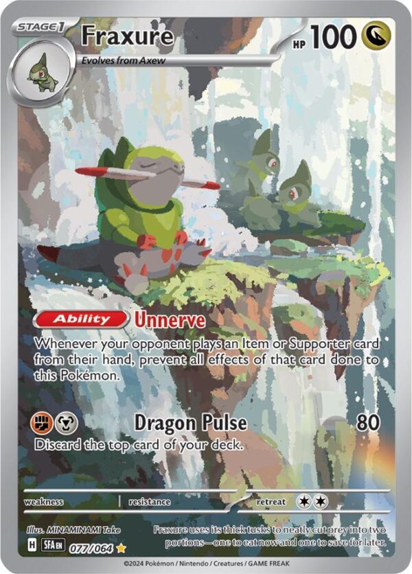 Fraxure 077/064 Holofoil SV: Shrouded Fable Fraxure 077/064 Holofoil SV: Shrouded Fable