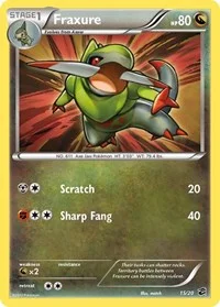 Fraxure (15) | 15/20 | Holofoil | Dragon Vault
