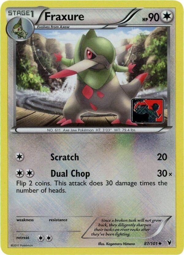 Fraxure 87/101 (League Promo) 087/101 Reverse Holofoil League & Championship Cards
