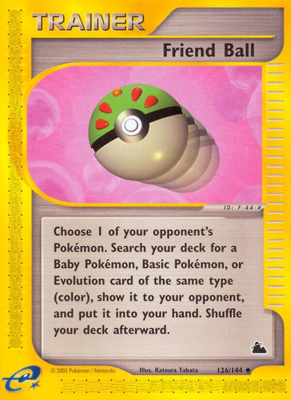 Friend Ball 126/144 Reverse Holofoil Skyridge