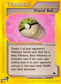 Friend Ball | 126/144 | Reverse Holofoil | Skyridge Friend Ball | 126/144 | Reverse Holofoil | Skyridge