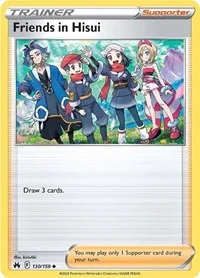 Friends in Hisui | 130/159 | Reverse Holofoil | Crown Zenith