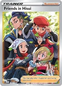 Friends in Hisui (Full Art) | 148/159 | Holofoil | Crown Zenith