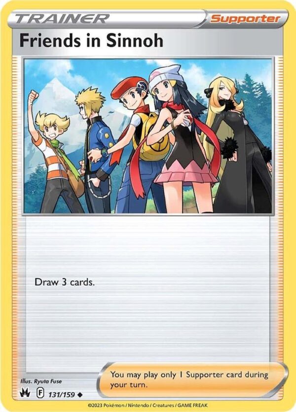 Friends in Sinnoh 131/159 Normal Crown Zenith Friends in Sinnoh 131/159 Normal Crown Zenith