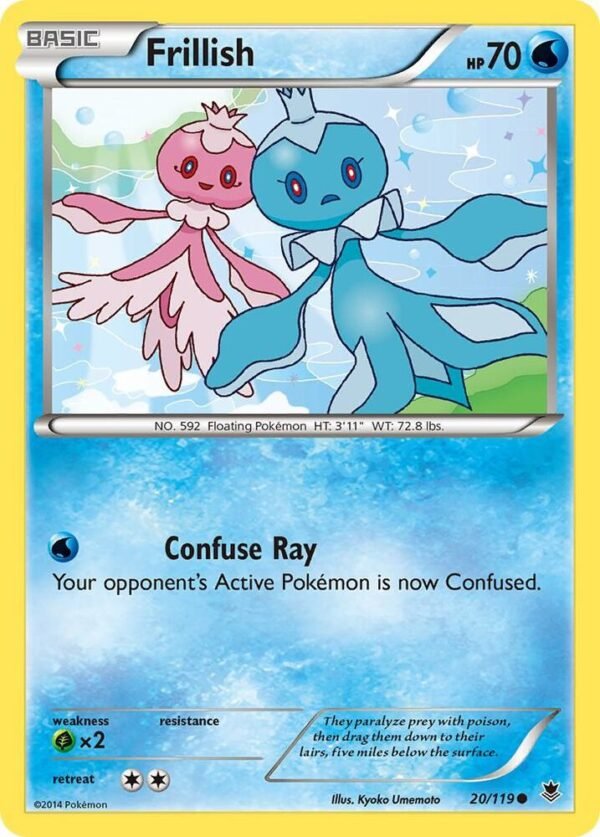 Frillish 20/119 Reverse Holofoil XY – Phantom Forces Frillish 20/119 Reverse Holofoil XY – Phantom Forces