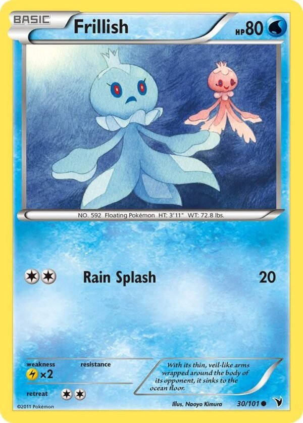 Frillish 30/101 Reverse Holofoil Noble Victories