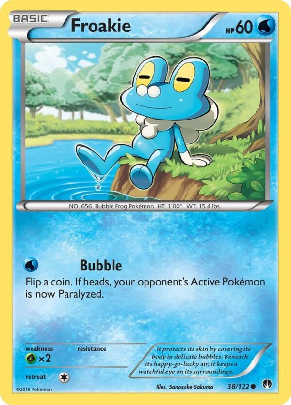 Froakie 38/122 Normal XY – BREAKpoint Froakie 38/122 Normal XY – BREAKpoint