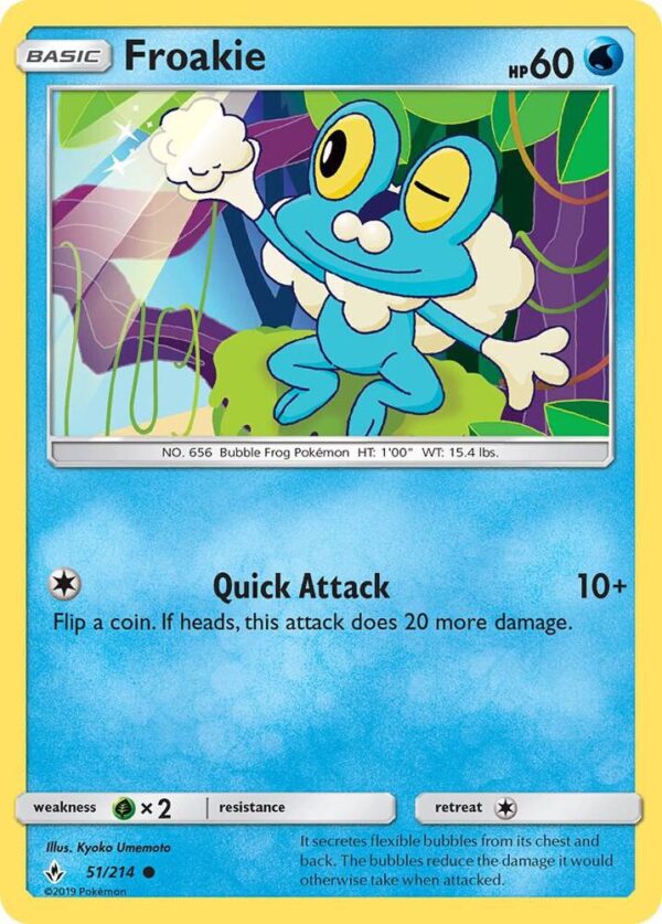 Froakie 51/214 Normal SM – Unbroken Bonds