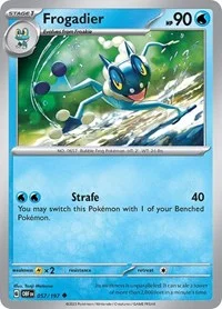 Frogadier | 057/197 | Reverse Holofoil | SV03: Obsidian Flames