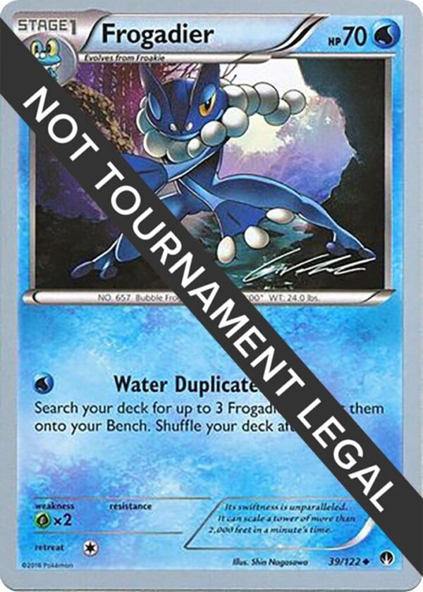 Frogadier 2016 (Cody Walinski) 39/122 Normal World Championship Decks Frogadier 2016 (Cody Walinski) 39/122 Normal World Championship Decks