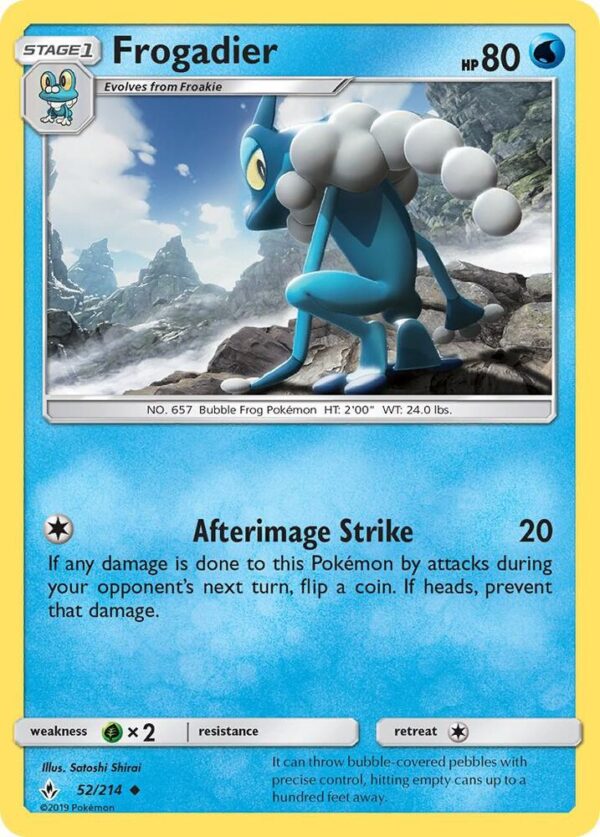 Frogadier 52/214 Normal SM – Unbroken Bonds