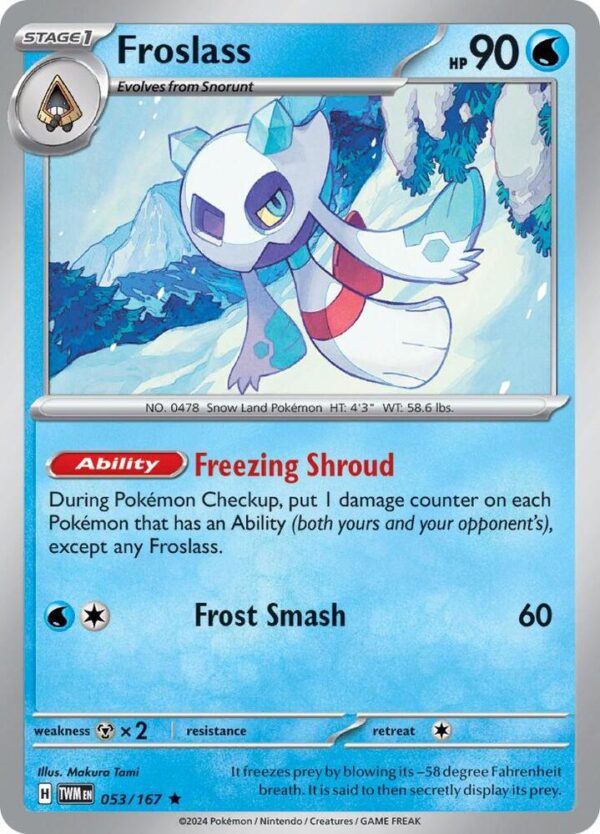 Froslass 053/167 Holofoil SV06: Twilight Masquerade