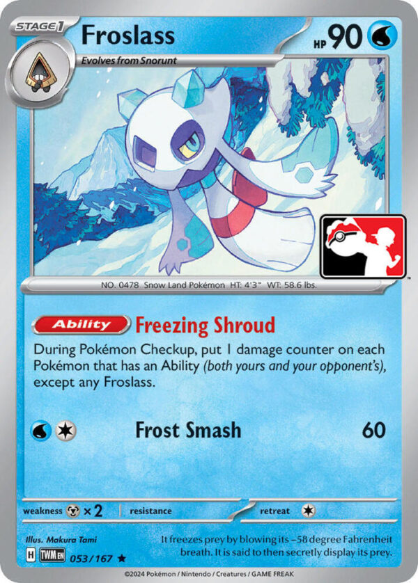 Froslass 053/167 Normal Prize Pack Series Cards