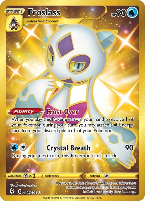 Froslass (Secret) 226/203 Holofoil SWSH07: Evolving Skies