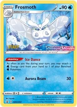 Frosmoth SWSH007 (Prerelease) [Staff] Holofoil SWSH: Sword & Shield Promo Cards