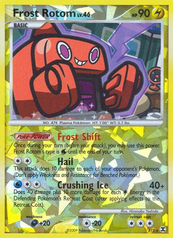 Frost Rotom RT2 Reverse Holofoil Rising Rivals