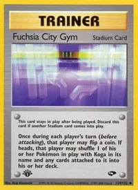 Fuchsia City Gym | 114/132 | 1st Edition | Gym Challenge