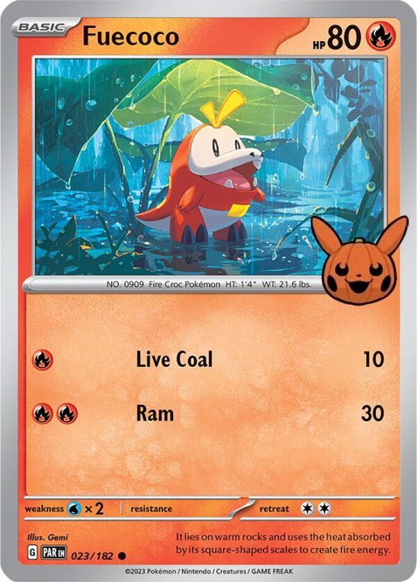 Fuecoco 023/182 Normal Trick or Trade BOOster Bundle 2024