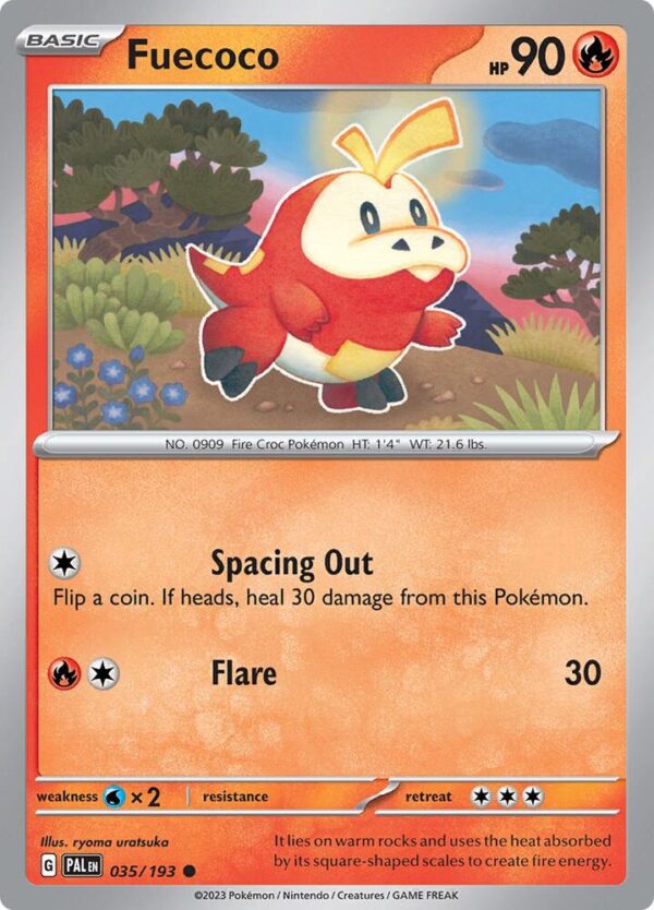 Fuecoco 035/193 Reverse Holofoil SV02: Paldea Evolved