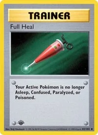Full Heal | 082/102 | Unlimited | Base Set (Shadowless)