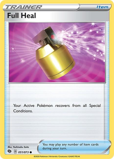 Full Heal 51/73 Reverse Holofoil Champion’s Path