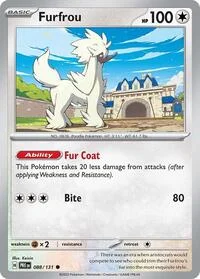 Furfrou | 088/131 | Reverse Holofoil | SV: Prismatic Evolutions