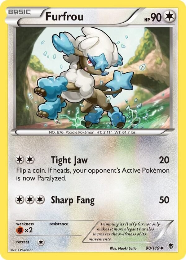 Furfrou 90/119 Normal XY – Phantom Forces Furfrou 90/119 Normal XY – Phantom Forces