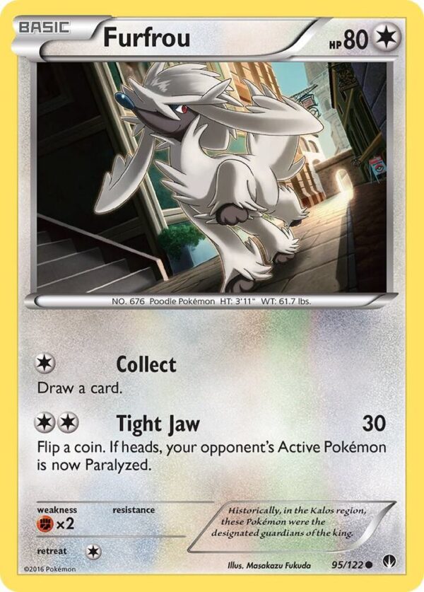 Furfrou 95/122 Reverse Holofoil XY – BREAKpoint Furfrou 95/122 Reverse Holofoil XY – BREAKpoint