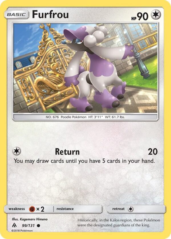 Furfrou 99/131 Normal SM – Forbidden Light Furfrou 99/131 Normal SM – Forbidden Light