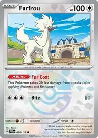 Furfrou (Poke Ball Pattern) | 088/131 | Holofoil | SV: Prismatic Evolutions