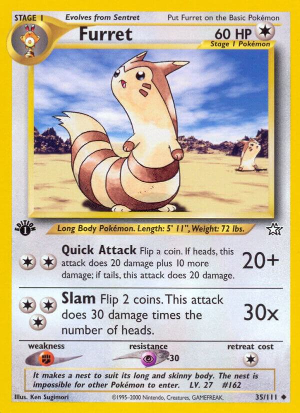 Furret 035/111 Unlimited Neo Genesis