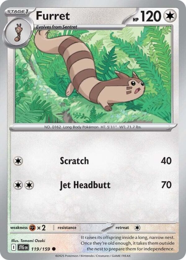 Furret 119/159 Normal SV09: Journey Together