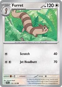 Furret | 119/159 | Normal | SV09: Journey Together Furret | 119/159 | Normal | SV09: Journey Together