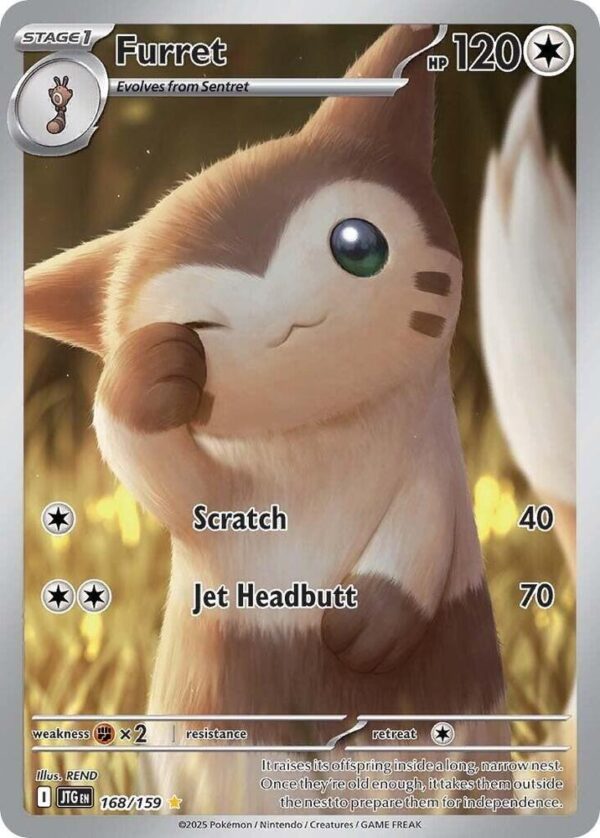 Furret 168/159 Holofoil SV09: Journey Together