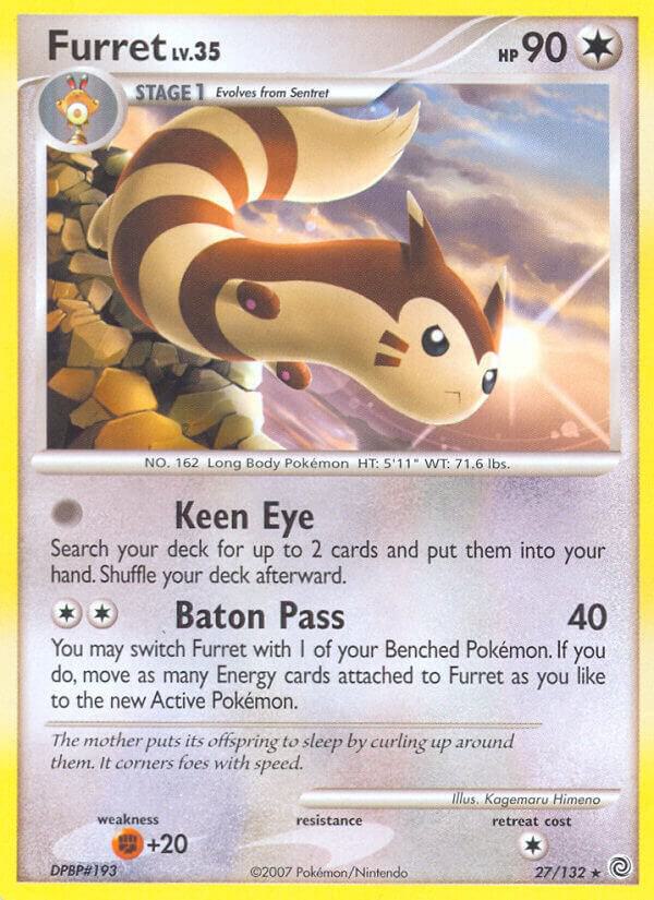 Furret 27/132 Reverse Holofoil Secret Wonders Furret 27/132 Reverse Holofoil Secret Wonders