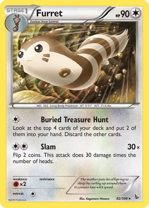 Furret 82/106 Reverse Holofoil XY – Flashfire
