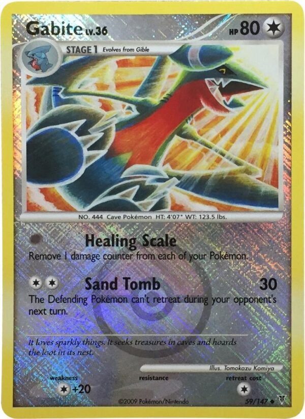 Gabite 59/147 (Championship Promo) 059/147 Reverse Holofoil League & Championship Cards Gabite 59/147 (Championship Promo) 059/147 Reverse Holofoil League & Championship Cards