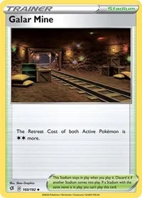 Galar Mine | 160/192 | Reverse Holofoil | SWSH02: Rebel Clash