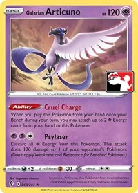Galarian Articuno | 063/203 | Normal | Prize Pack Series Cards